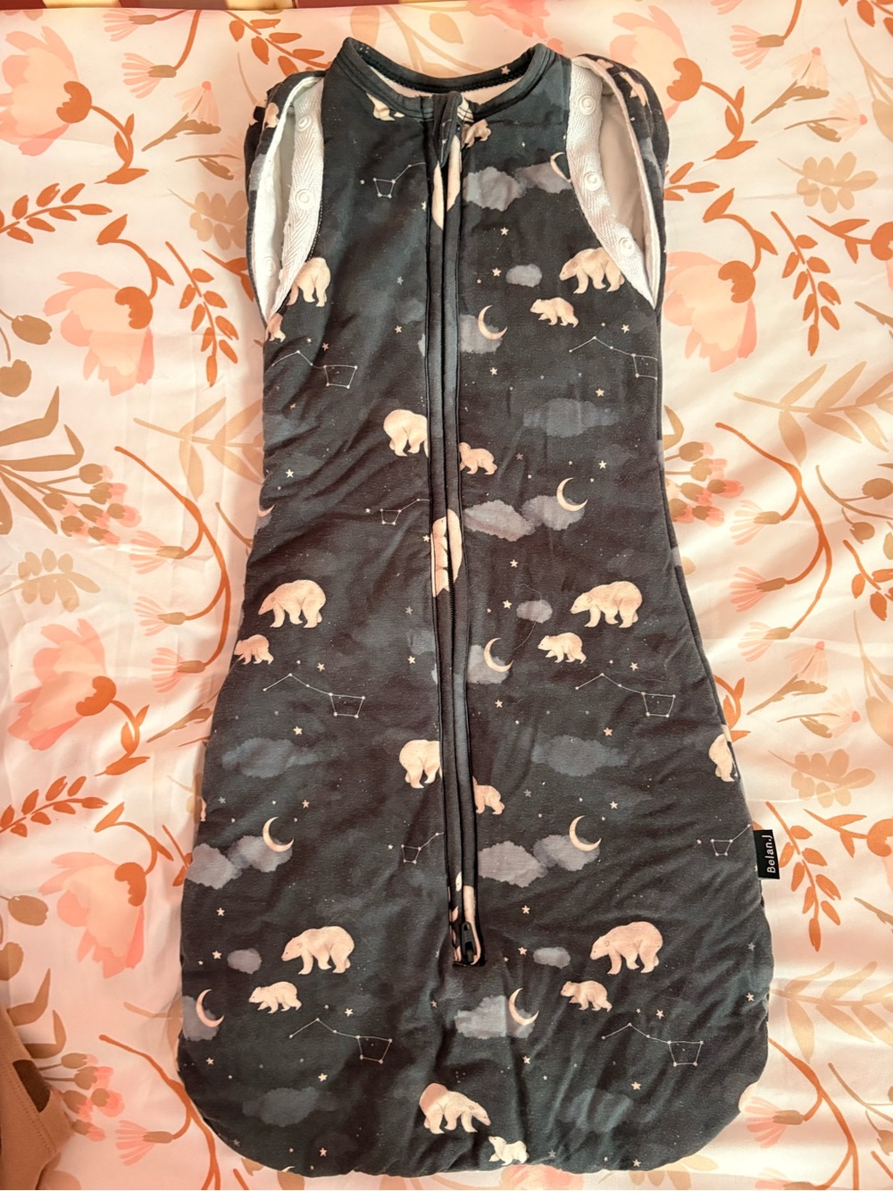 Cozy Polar Bear Night Sleep Sack for babies